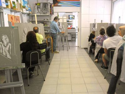 Busto en carboncillo 