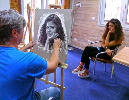 Retrato en vivo