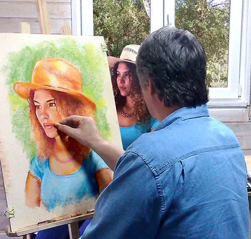 Retrato en vivo