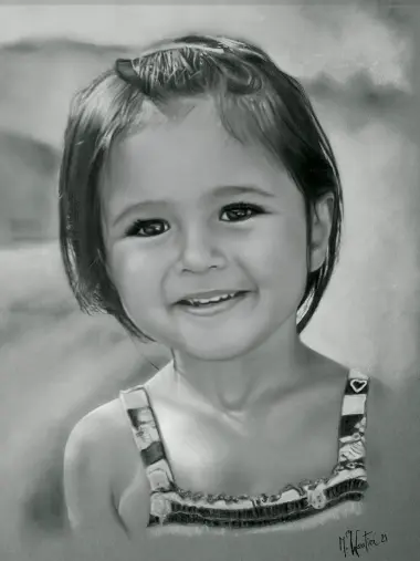 Encargar un retrato al carboncillo 