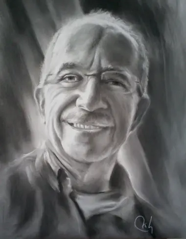 Retrato a carboncillo Semi-Realist