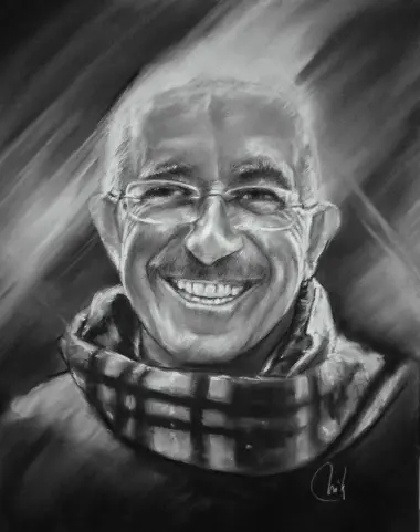 Retrato a carboncillo Semi-Realist