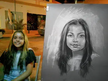 Retrato en vivo