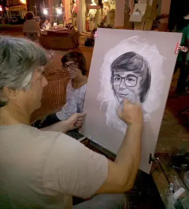 Retrato en vivo