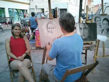 Retrato en vivo