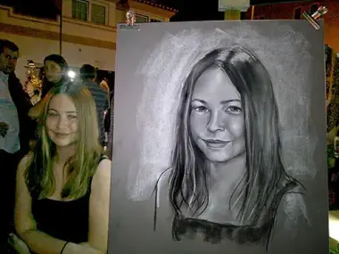 Retrato en vivo