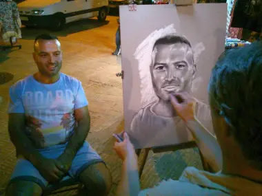 Retrato en vivo