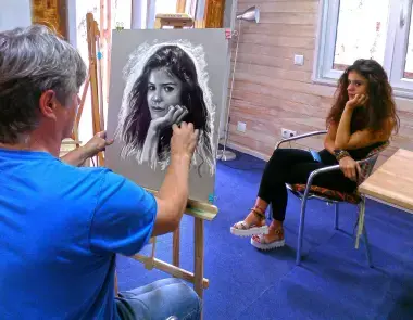 Retrato en vivo