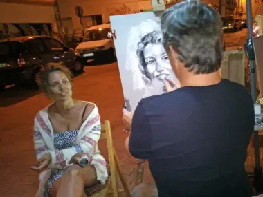 Retrato en vivo