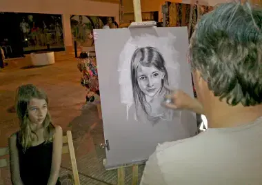 Retrato en vivo