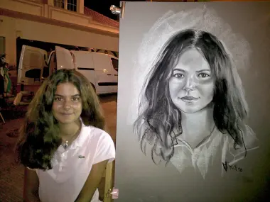 Retrato en vivo