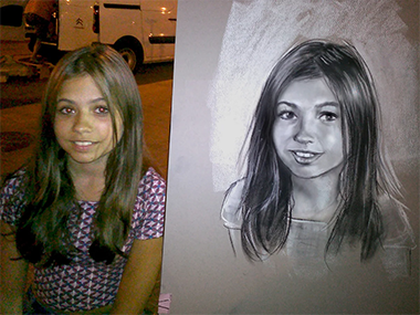 Retrato en vivo
