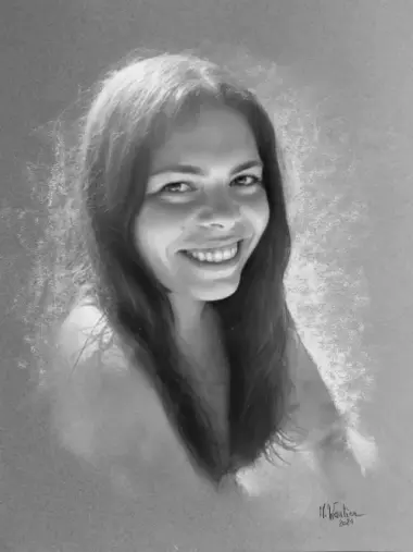 Encargar un retrato al carboncillo 
