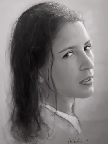 Encargar un retrato al carboncillo 