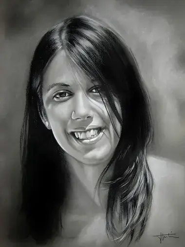 Encargar un retrato al carboncillo 