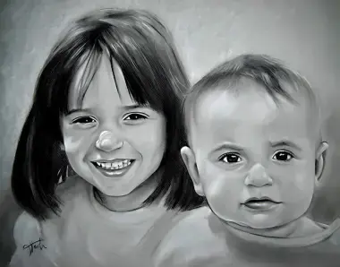 Encargar un retrato al carboncillo 